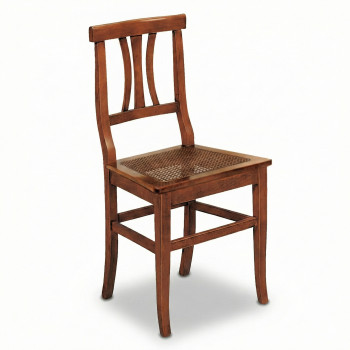 Sedia 3 stecche fondino paglia di vienna, dettaglio laterale