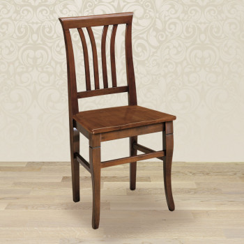 Sedia 4 stecche con fondino in legno, dettaglio stecche