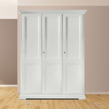 Armadio 3 ante pannello liscio, dettaglio del profilo