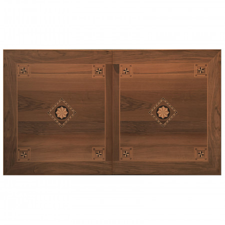 Tavolo rettangolare allungabile da 180x90 a 360x90 con piano intarsiato