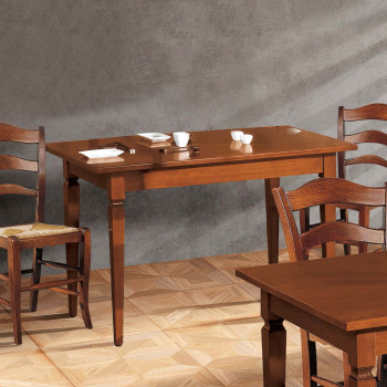 Tavolo rettangolare ristorante 120x80 in legno