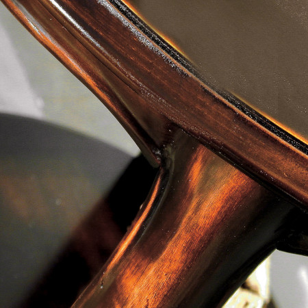 Dettaglio gambe Tavolino 700 in legno noce