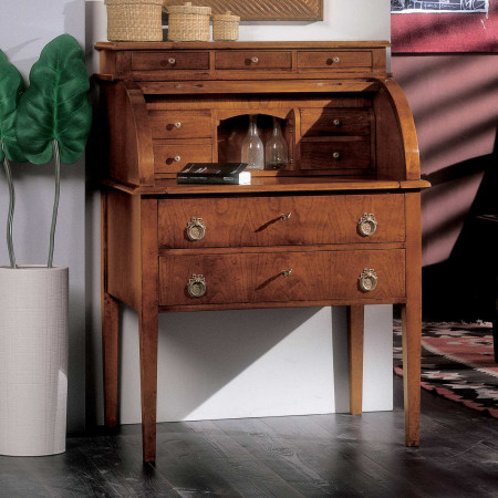 Bureau grande in legno ciliegio con cassetti