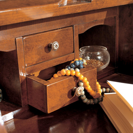 Bureau rullo 7 cassetti, dettaglio cassettini interni