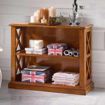 Retrodivano fianchi a croce con dettaglio del piano vassoio