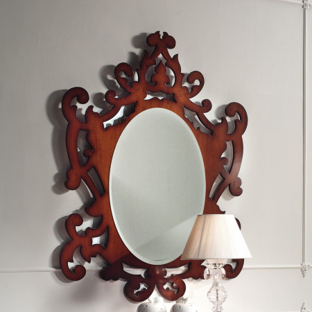 Specchiera traforata deco' con motivi barocchi