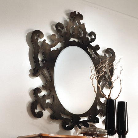 Specchiera traforata deco' con cornice barocca