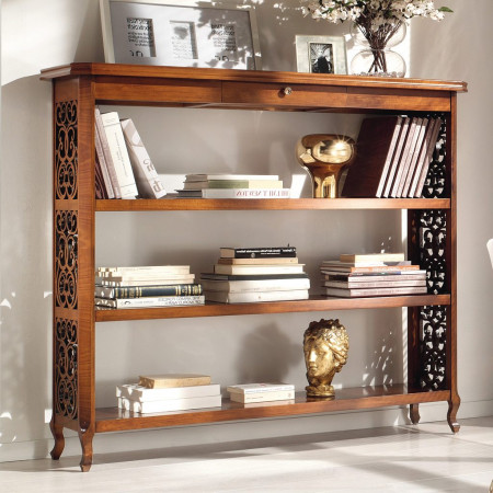 Etagere a 4 piani con trafori floreali