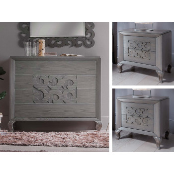 Trittico contemporaneo con piedini e trafori