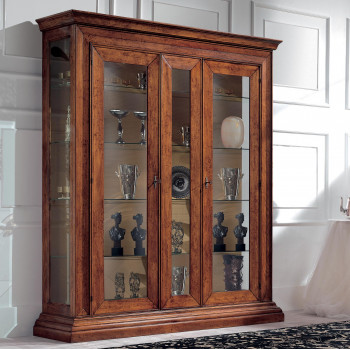 Argentiera grande 2 ante, dettaglio frontale legno