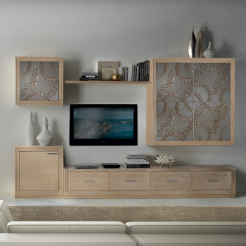 Composizione Istambul con dettagli ante incise