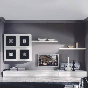 Composizione Orchidea, dettaglio moduli sospesi