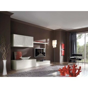 Composizione ginestra, dettaglio moduli e mensola