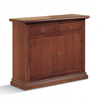 Credenza 2 ante lisce Arte Povera dettaglio frontale