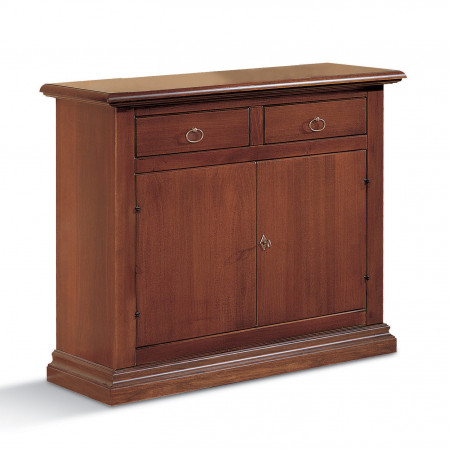 Credenza 2 ante lisce Arte Povera dettaglio frontale
