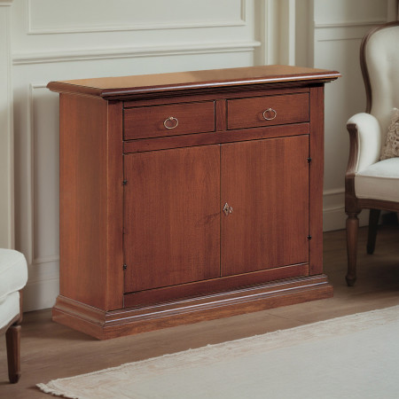 Credenza 2 ante lisce arte povera in legno toulipier