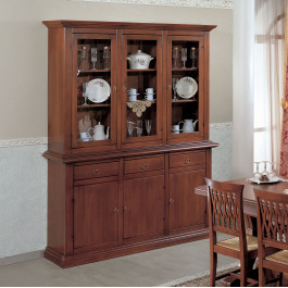 Credenza 2 ante lisce Arte Povera dettaglio frontale