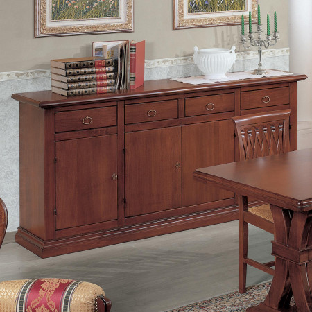 Credenza 4 ante arte povera legno toulipier