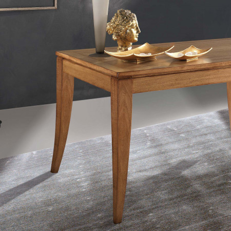 Dettaglio tavolo toulipier allungabile, legno e design