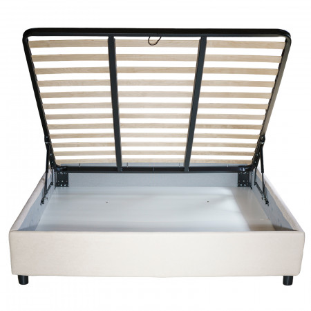 Letto imbottito con contenitore Betty