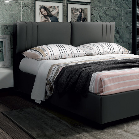 Letto imbottito con contenitore Dorian