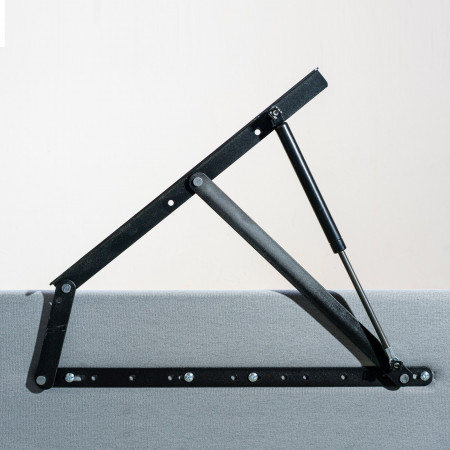 Letto imbottito con contenitore Rock
