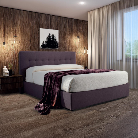Letto imbottito con contenitore Monique
