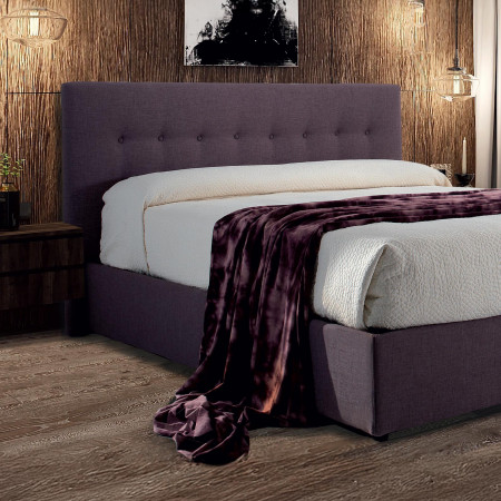 Letto imbottito con contenitore Monique