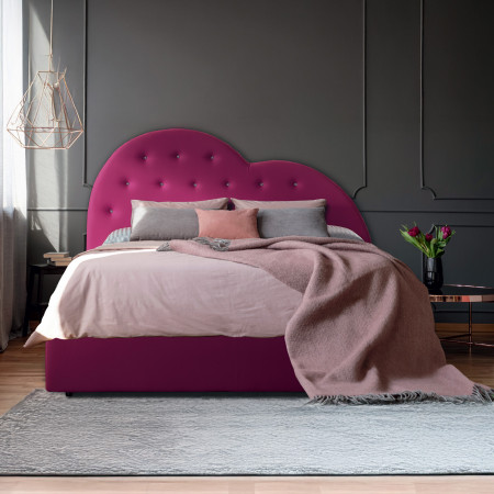 Letto imbottito con contenitore Amiya