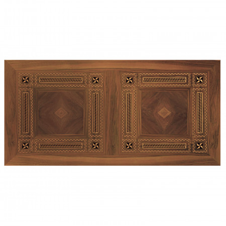 Tavolo intarsiato modello fontana allungabile da 170x90 a 250x90