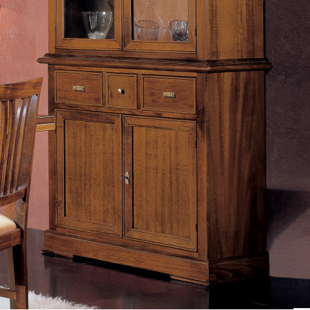 Credenza con alzata 2 ante 3 cassetti