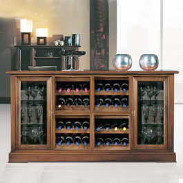 Credenza 2 ante 4 portabottiglie Credenza 2 ante 4 portabottiglie