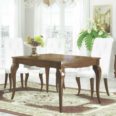 Sala da pranzo classica contemporanea, credenza in legno