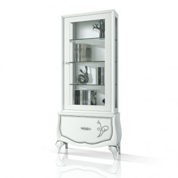 Vetrina 1 anta 1 cassetto destra con sagomature