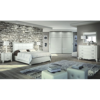 Camera Chantal matrimoniale, comò con specchiera