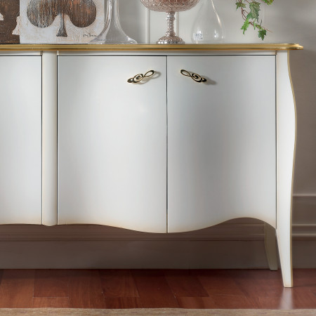 Credenza sagomata quattro ante