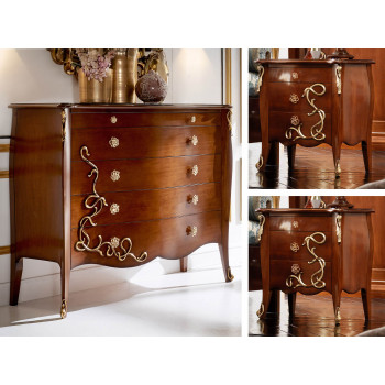 Gruppo notte in stile barocco moderno