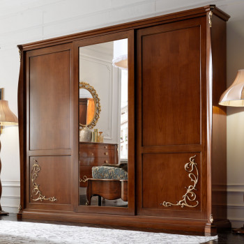 Armadio 3 ante scorrevoli stile barocco moderno