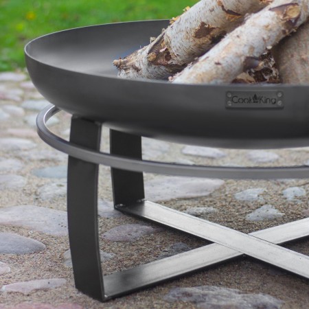 Braciere da Esterno Viking 60cm in Acciaio Naturale