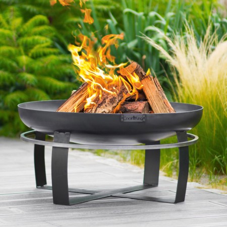 Braciere da Esterno Viking 60cm in Acciaio Naturale