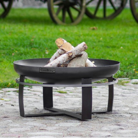 Braciere da Esterno Viking 60cm in Acciaio Naturale
