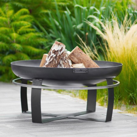 Braciere da Esterno Viking 70cm in Acciaio Naturale