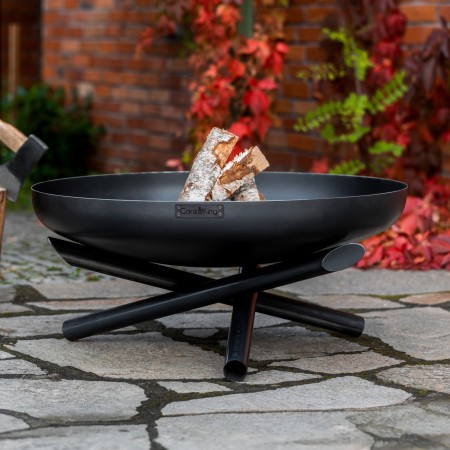 Braciere a Legna Indiana 100cm per Terrazzo e Giardino