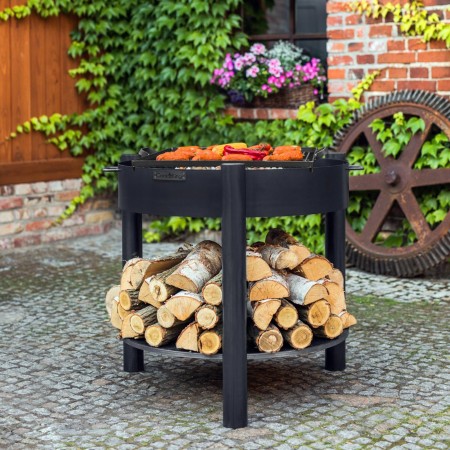 Braciere Alto Montana Tall 60cm con Vano Portalegna