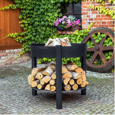 Braciere Alto Montana Tall 70cm con Vano Portalegna
