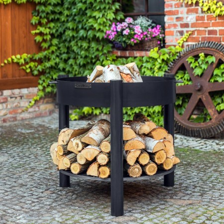 Braciere Alto Montana Tall 80cm con Vano Portalegna