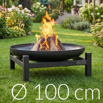 Braciere Moderno Panama 100cm in Acciaio