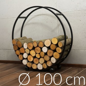Portalegna Rotondo Daisy 100cm