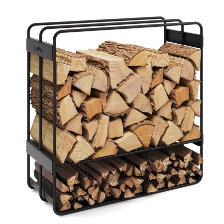 Portalegna a Due Ripiani Zeno 60x60x25cm