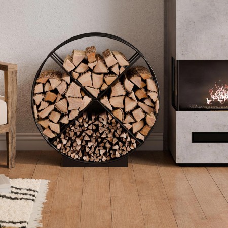 Portalegna Rotondo a Scomparti Rondo 80x25cm